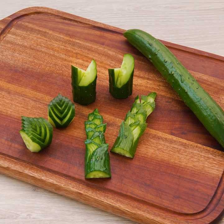 きゅうりの飾り切り