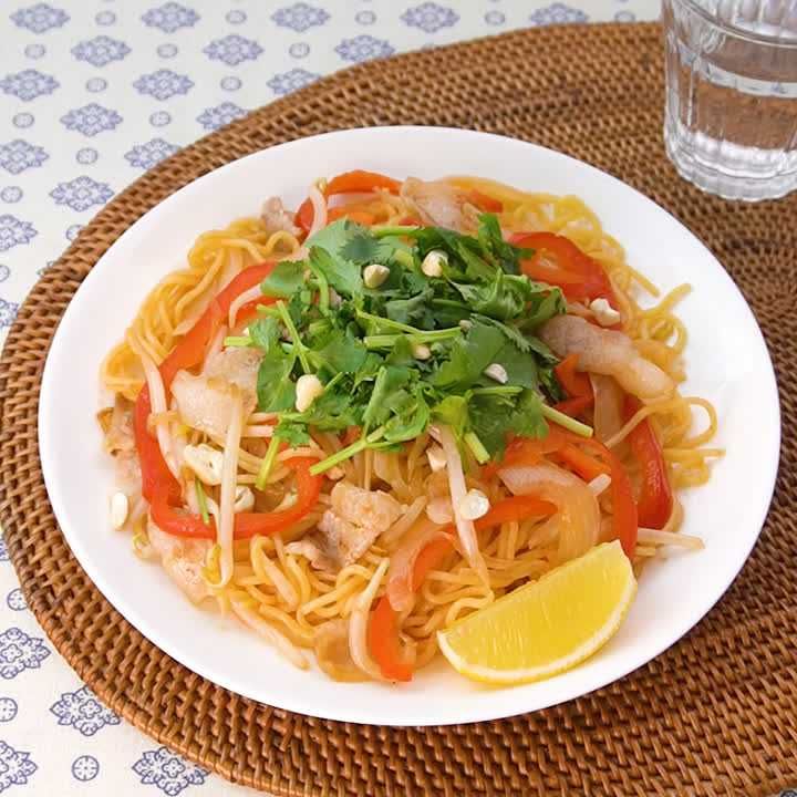 パクチー焼きそば