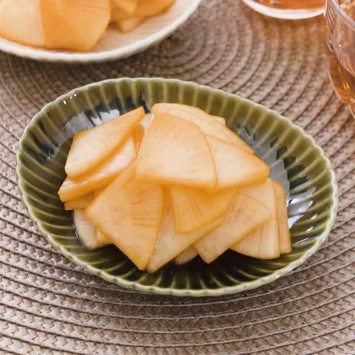 大根のからししょうゆ漬け