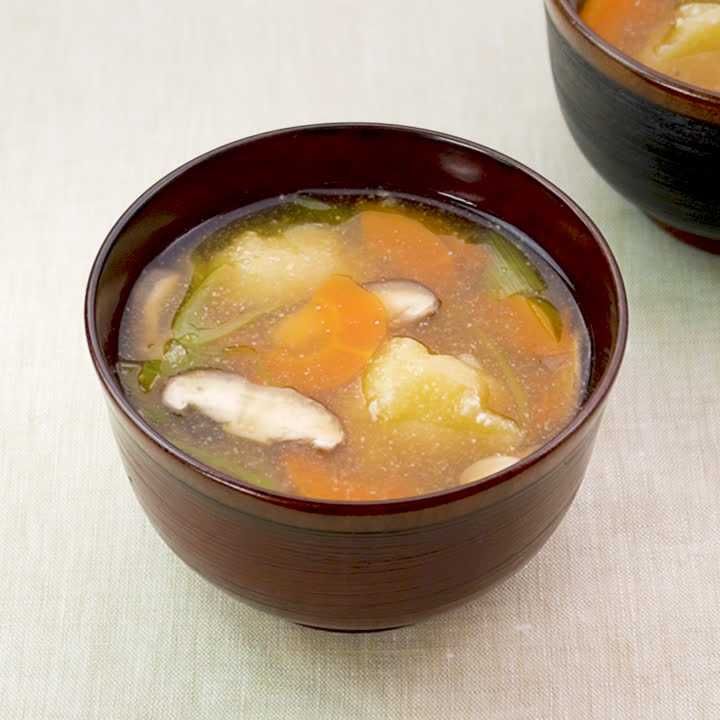 もちもち豆腐団子汁