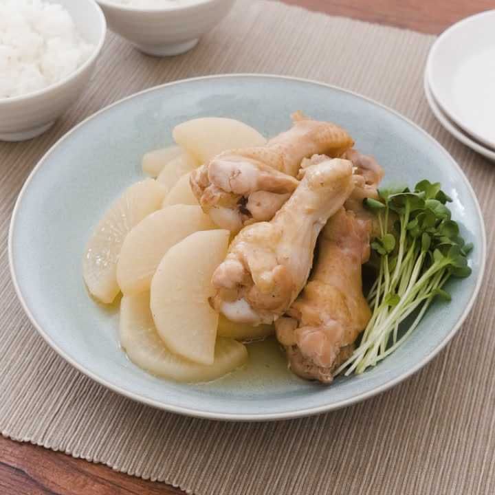 手羽元と大根の簡単煮