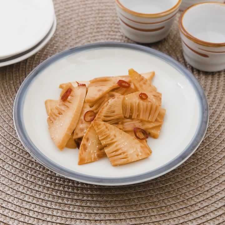 たけのこの穂先きんぴら