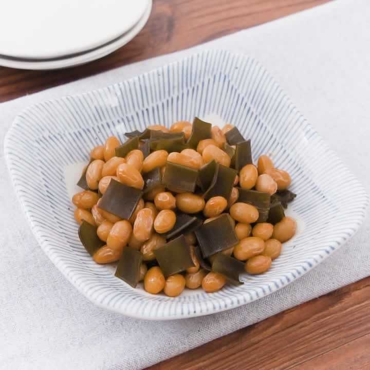 大豆と昆布の煮物