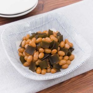 大豆と昆布の煮物