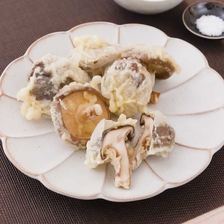 しいたけの天ぷら