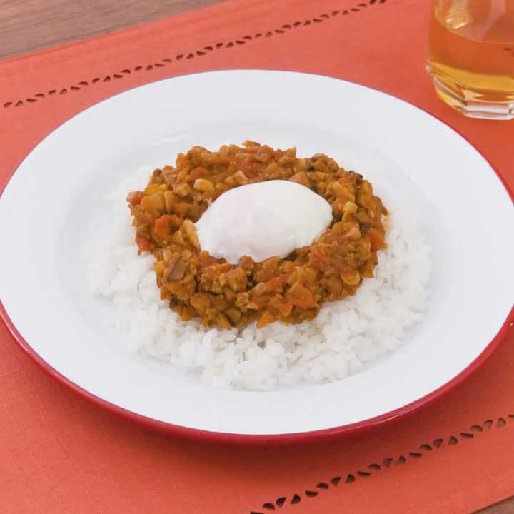 しいたけキーマカレー