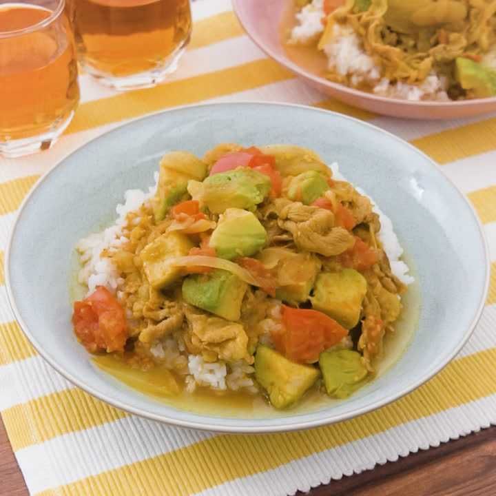 アボカドカレーライス