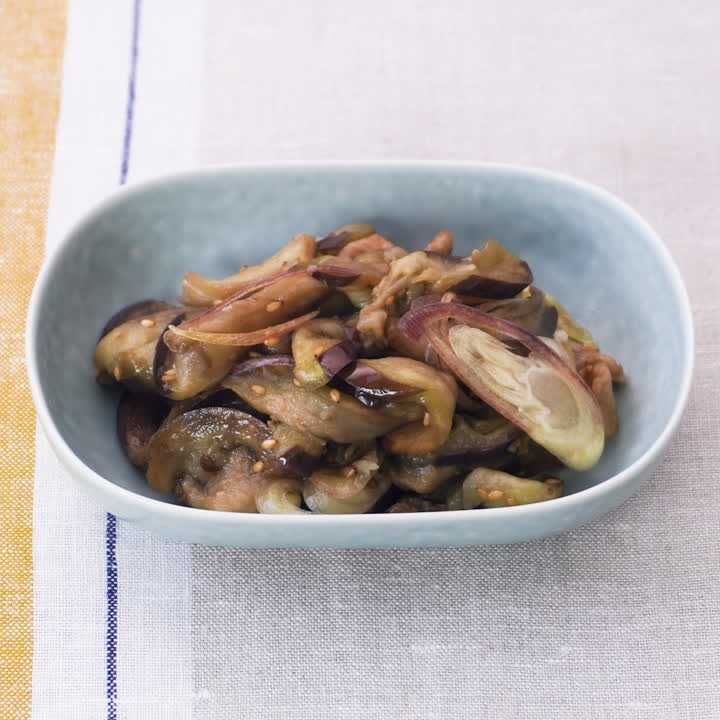 なすとみょうがのナムル