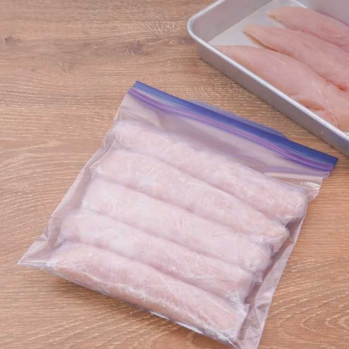 鶏肉の冷凍保存方法(ささみ)