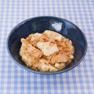 「たたき長芋とツナのごまあえ」のレシピ動画