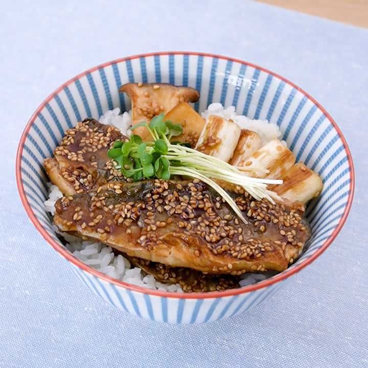 アジの蒲焼丼