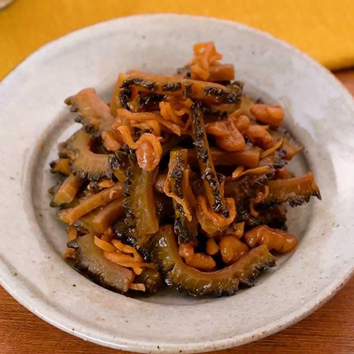 ゴーヤーとしょうがの佃煮