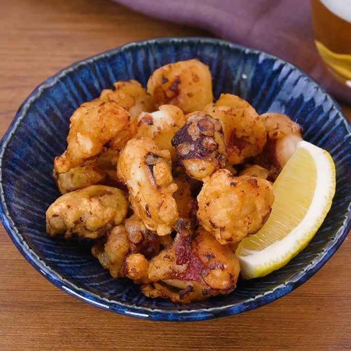 たこのにんにく唐揚げ