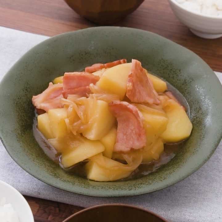 ベーコン肉じゃが