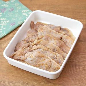 豚肉のにんにく塩麹焼き