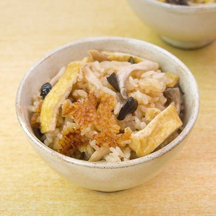 ひらたけの炊き込みごはん