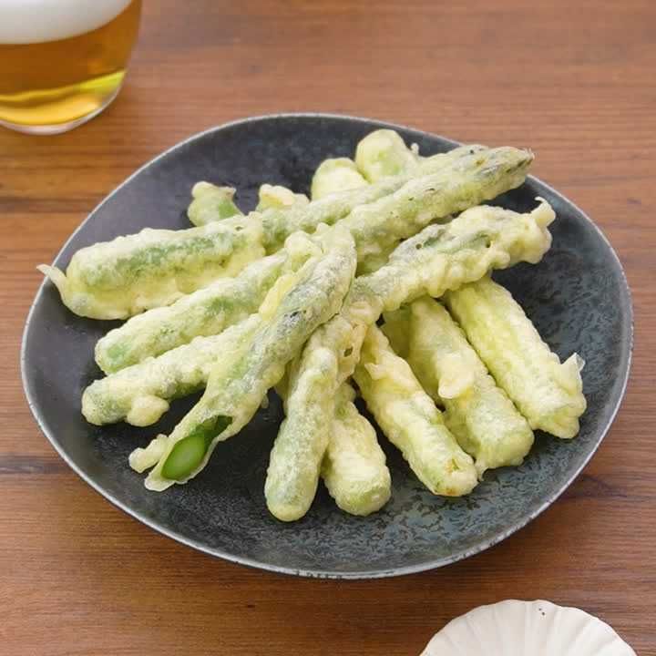 アスパラの天ぷら