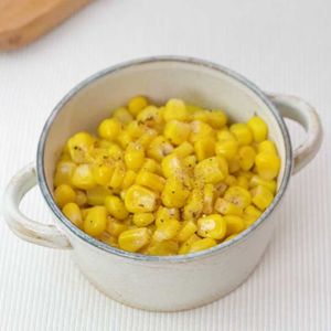 「お手軽コーンバター」のレシピ動画