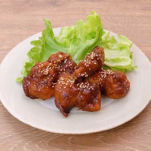 「韓国風甘辛チキン」のレシピ動画