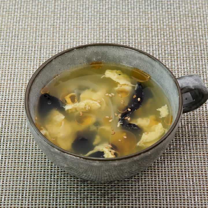 きくらげと卵のスープ
