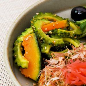 「ゴーヤーとかぼちゃのナムル」のレシピ動画