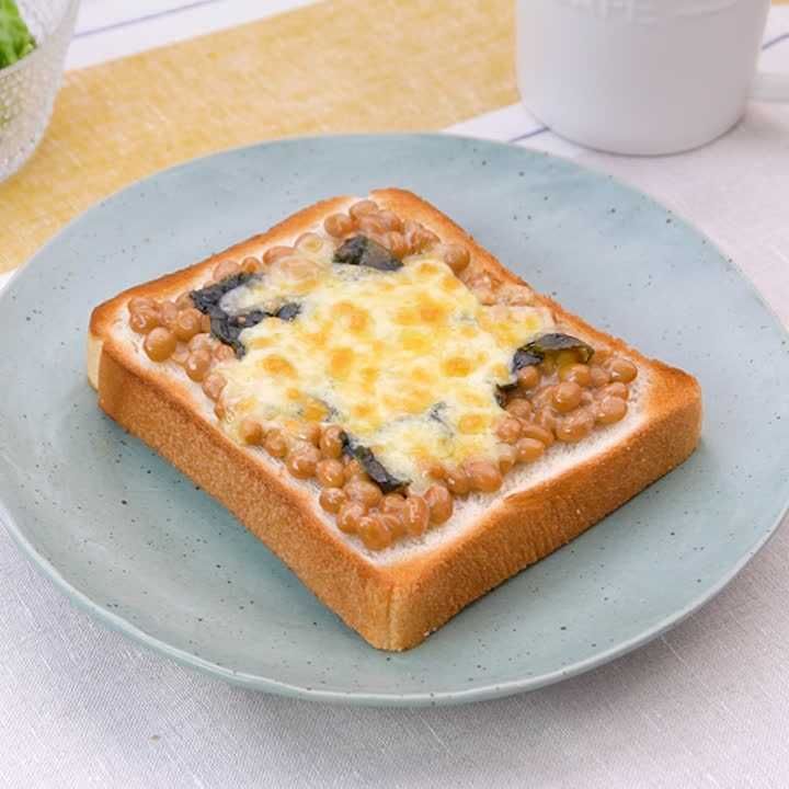 クセになる激うま納豆トースト♪やみつき仕上げレシピ6選
