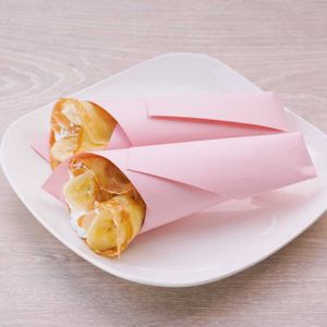 クレープの巻き方