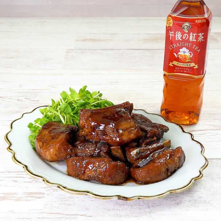 スペアリブの紅茶煮