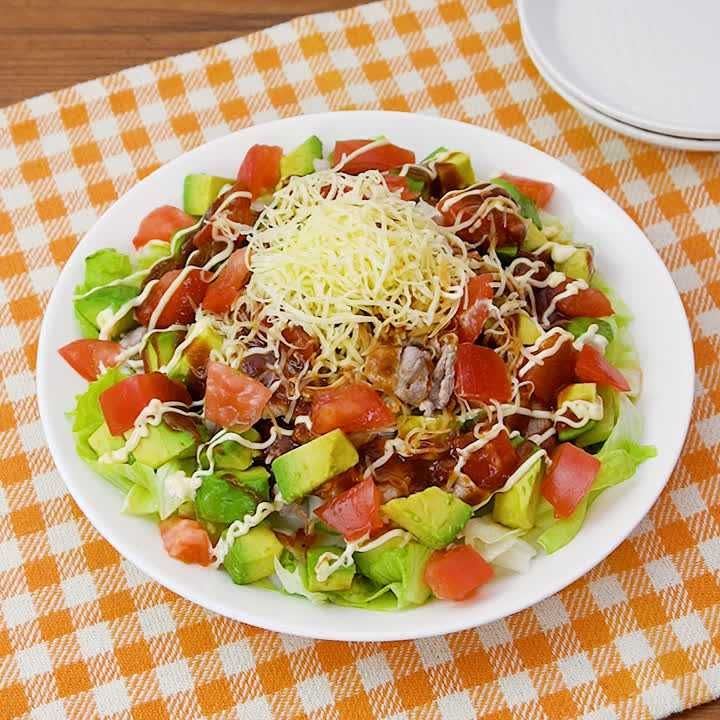 メキシコ風豚しゃぶサラダ