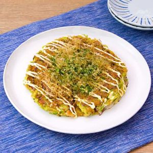 「オートミールのお好み焼き」のレシピ動画