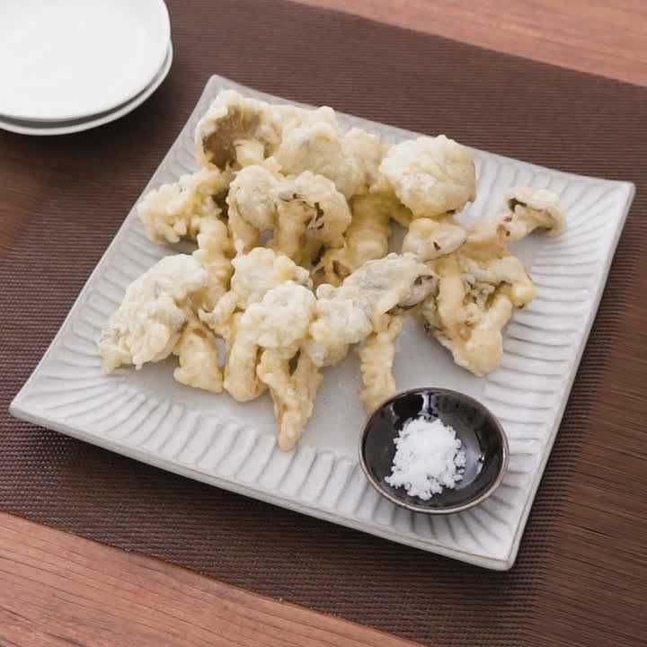 ひらたけの天ぷら