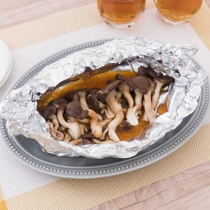 ひらたけのホイル焼き
