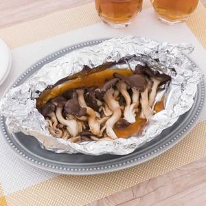 ひらたけのホイル焼き
