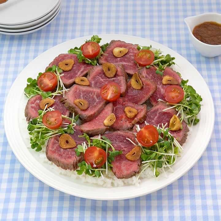 ローストビーフのちらし寿司