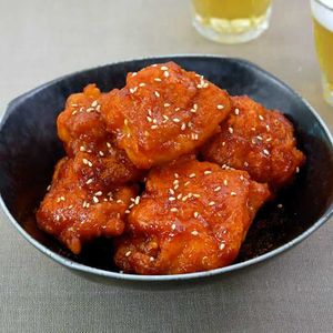 「ヤンニョムチキン」のレシピ動画