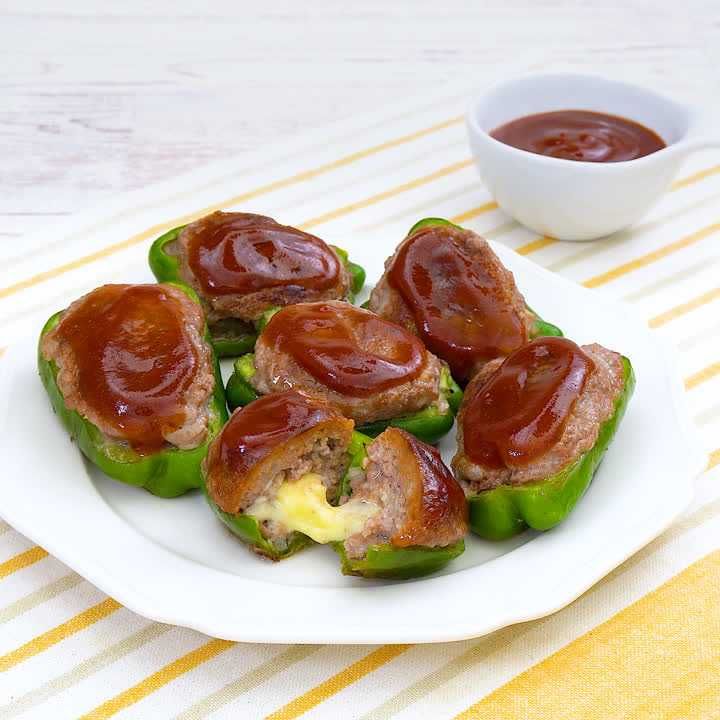 ピーマンのチーズIN肉詰め