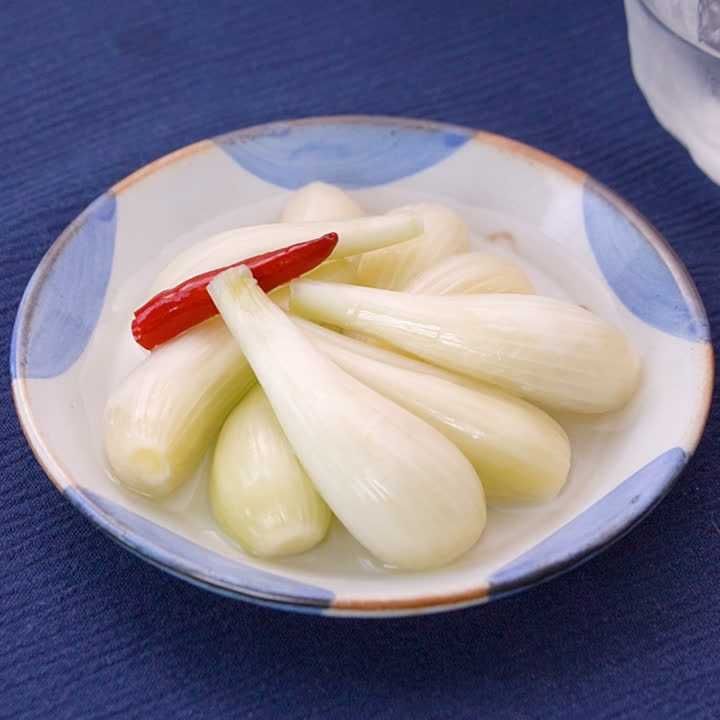 らっきょうの塩漬け