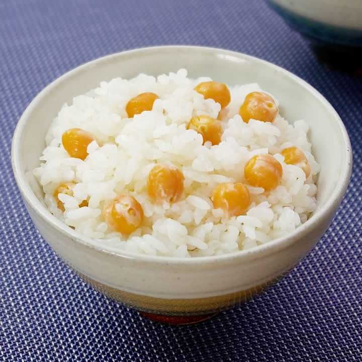 ひよこ豆の炊き込みご飯