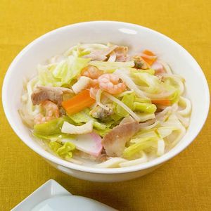 「ちゃんぽんうどん」のレシピ動画