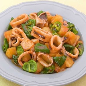 「イカのコチュジャン炒め」のレシピ動画