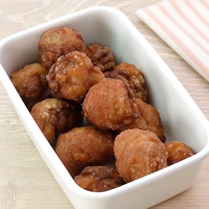 豚こまの唐揚げ