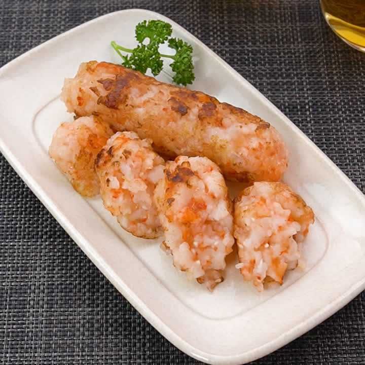 お手製えびのソーセージ