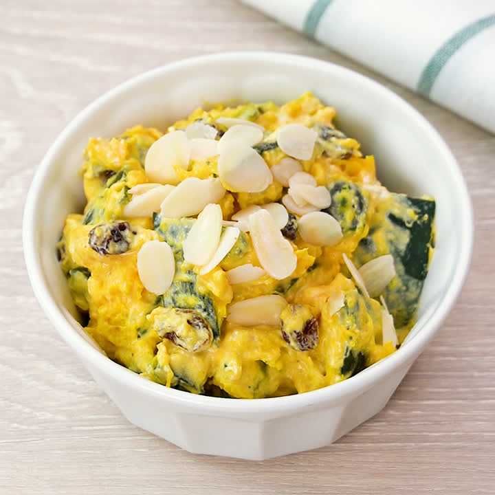 クリーミーな味わい かぼちゃとヨーグルトのデリ風サラダのレシピ動画 作り方 Delish Kitchen クリーミーな味わい かぼちゃとヨーグルトのデリ風サラダのレシピ動画 作り方 Delish Kitchen