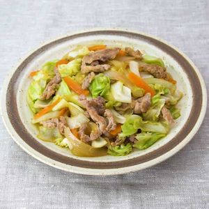 「豚肉の野菜炒め」のレシピ動画