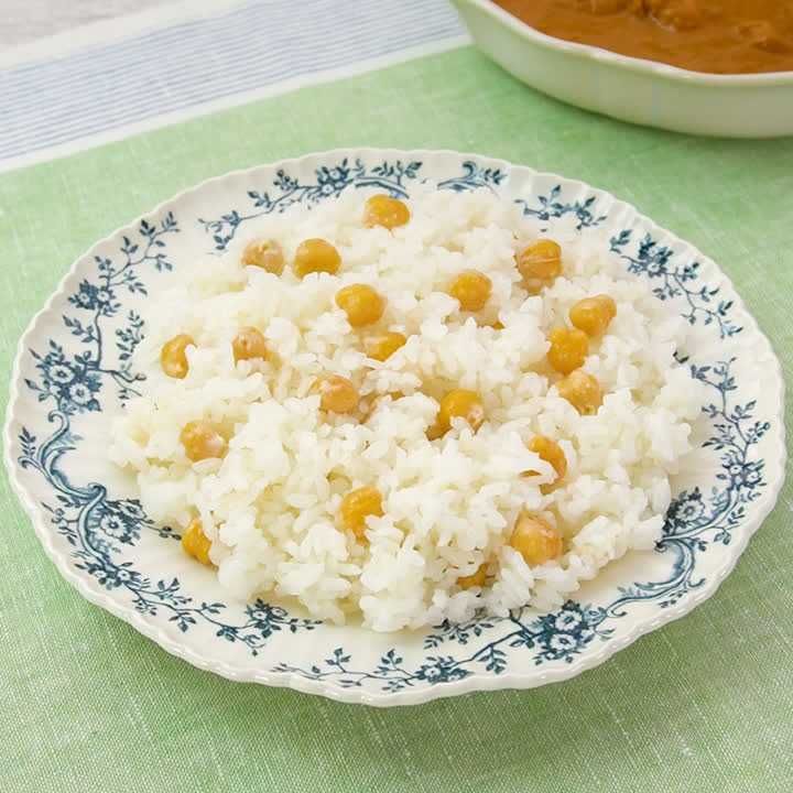 ひよこ豆の炊き込みご飯