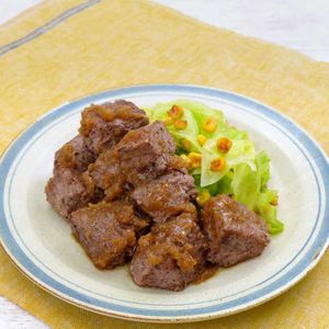 「ひき肉サイコロステーキ」のレシピ動画