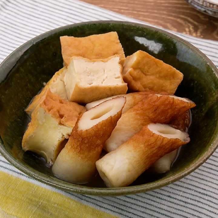 厚揚げとちくわの煮物