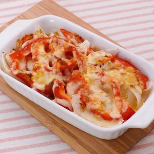 「玉ねぎのカレーチーズ焼き」のレシピ動画