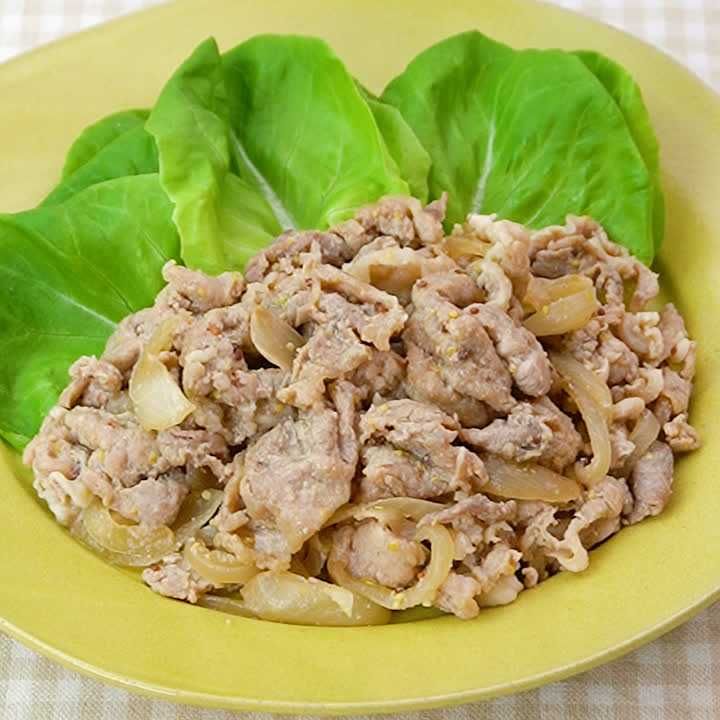 ハニーマスタードポークソテー