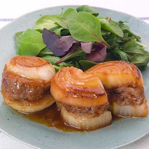 「玉ねぎのはさみ照り焼き」のレシピ動画